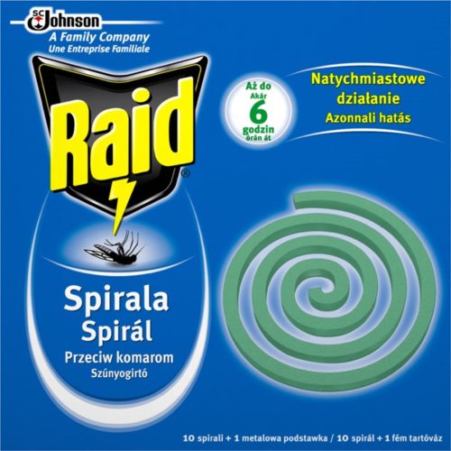 Raid szúnyogirtó spirál 10 db