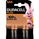 Duracell elem AAA 4 db-os Plus