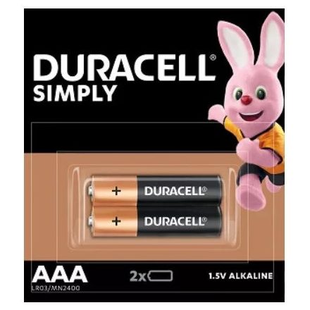 Duracell elem AAA 2 db-os Simply