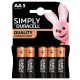 Duracell elem AA 5 db-os Simply