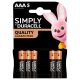 Duracell elem AAA 5 db-os Simply