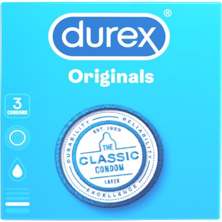 Durex óvszer 3 db Classic/Original