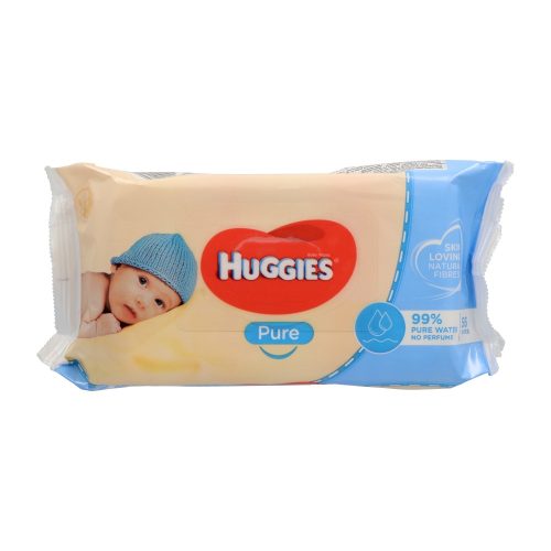 Huggies törlőkendő ut.56 db Pure