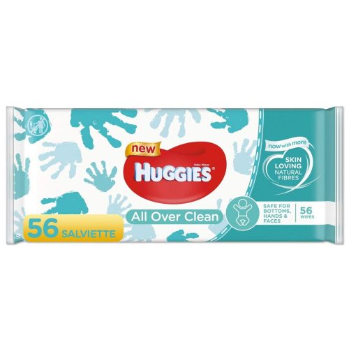 Huggies törlőkendő ut.56 db All Over Clean