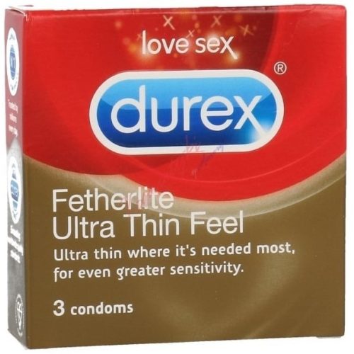 Durex óvszer 3 db Fetherlite Ultra Thin Feel