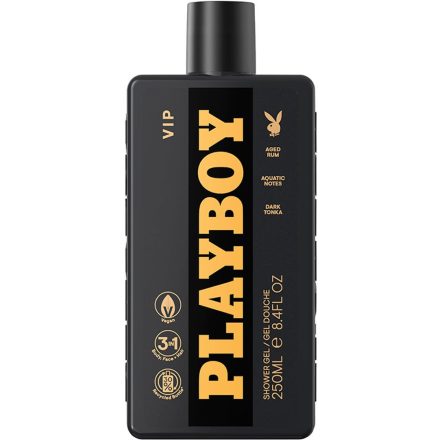 Playboy tusfürdő és sampon férfi 250 ml VIP