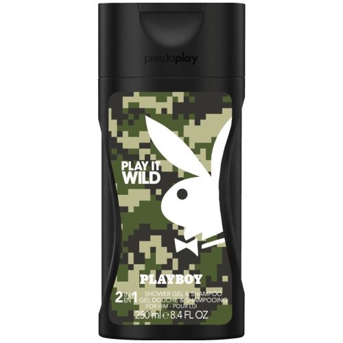 Playboy tusfürdő és sampon férfi 250 ml Play It Wild