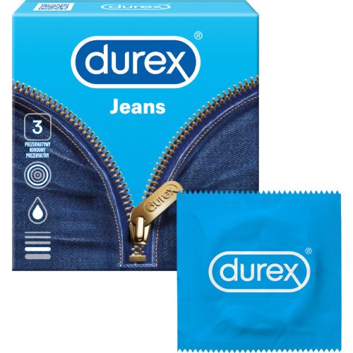 Durex óvszer 3 db Jeans