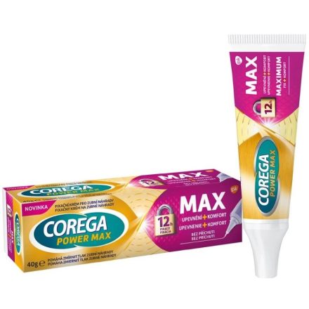 Corega műfogsor ragasztó 70 g Power Max Max Hold+Comfort