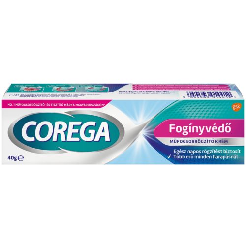 Corega műfogsor ragasztó 40 g Fogínyvédő