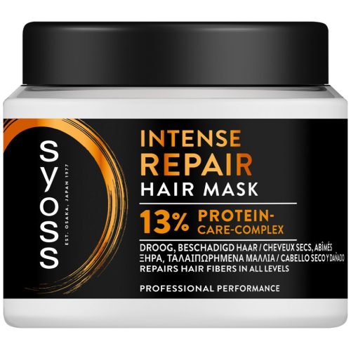 Syoss hajmaszk tégelyes 400 ml Intense Repair