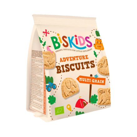 Biskids Adventure biokeksz 100g - Multi grain sok gabonás