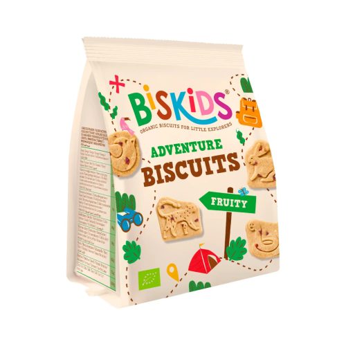 Biskids Adventure biokeksz 100g - Fruity alma