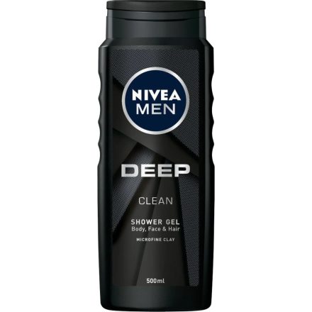 Nivea tusfürdő férfi 500 ml Deep Clean 3in1