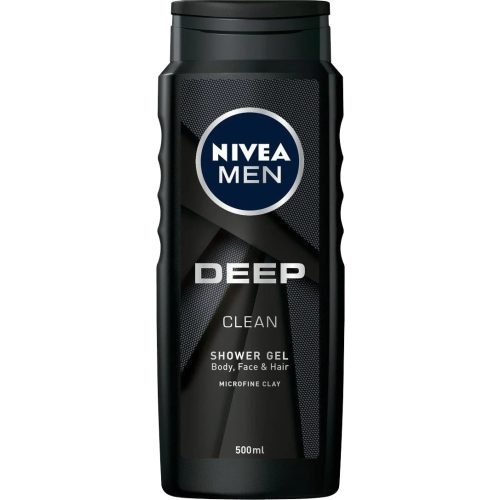 Nivea tusfürdő férfi 500 ml Deep Clean 3in1