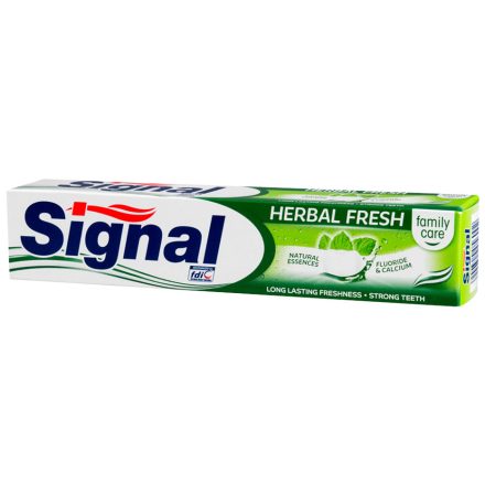 Signal fogkrém 75 ml Family Care Herbal Fresh