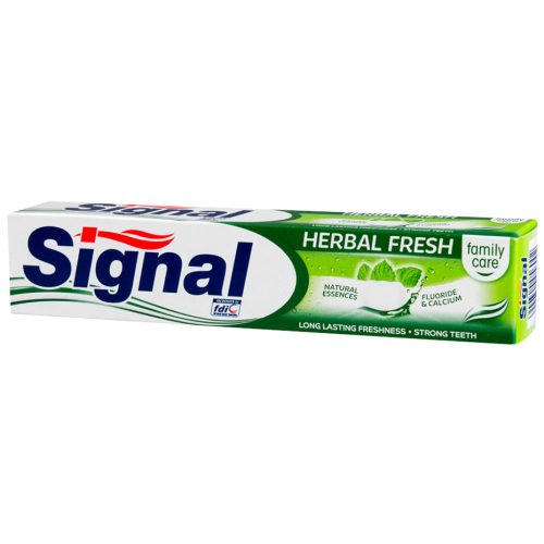 Signal fogkrém 75 ml Family Care Herbal Fresh