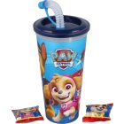 Szívószálas pohár csokis keksszel 10g - Mancs Őrjárat