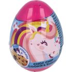 Tojás csokis keksszel, meglepetéssel 5,5g - Unikornis