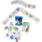 Tojás csokis keksszel, meglepetéssel 5,5g - Unikornis