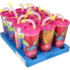 Szívószálas pohár csokis keksszel 10g - Trolls