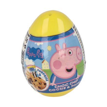 Tojás csokis keksszel, meglepetéssel 5,5g - Peppa Malac (18 db/#)