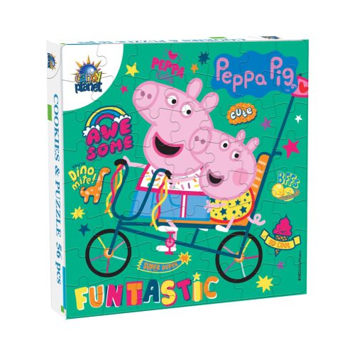 Puzzle csokis sütivel 50g - Peppa Malac