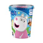 Pohár csokis keksszel, matricával 55g - Peppa Malac