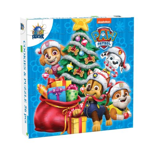 Puzzle csokis sütivel 50g - Mancs Őrjárat Karácsony