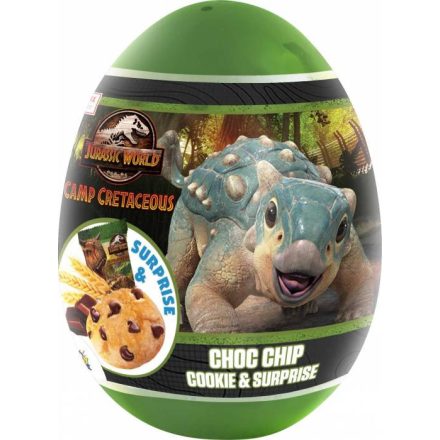 Tojás csokis keksszel, meglepetéssel 5,5g - Jurassic World (18 db/#)