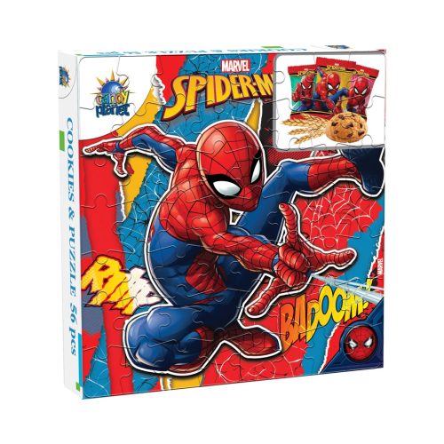 Puzzle csokis sütivel 50g - Pókember