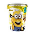 Pohár csokis keksszel, matricával 55g - Minyonok
