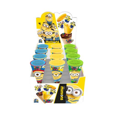 Meglepetés tölcsér mogyorókrémmel töltve, drazséval 25g - Minyonok