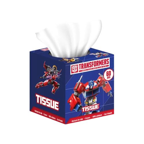 Transformers dobozos papírzsebkendő 3 rétegű 60 db-os 18db/#