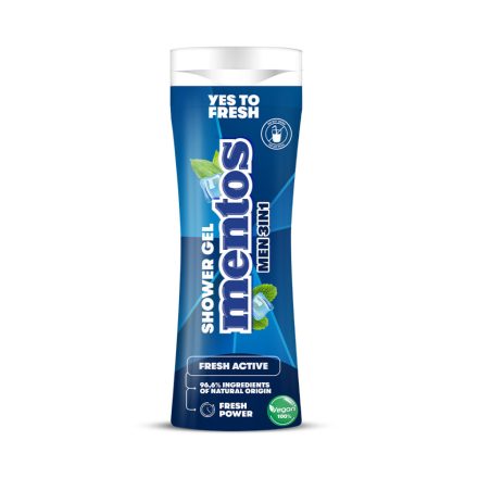 Mentos tusfürdő és sampon 3in1 300 ml - Cool Fresh Men