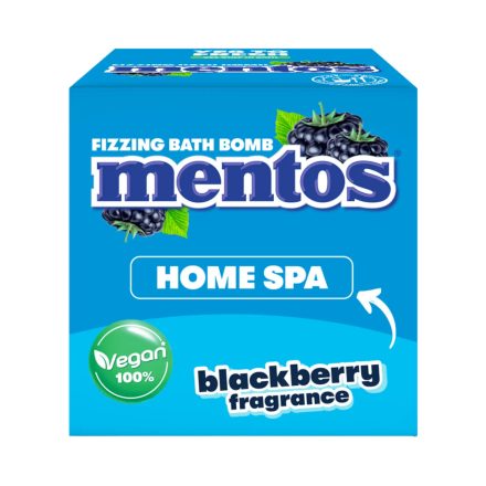 Mentos fürdőbomba 140g - feketeszeder