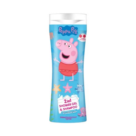 Peppa Malac tusfürdő és sampon 2in1 300 ml - Cseresznye