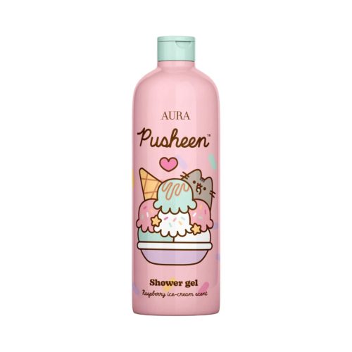 Pusheen tusfürdő 500 ml - málnás fagylalt
