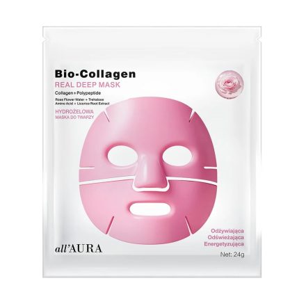 all'AURA Bio-Collagen Real Deep Hidrogél arcmaszk 24 g - Tápláló