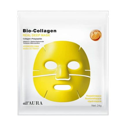all'AURA Bio-Collagen Real Deep Hidrogél arcmaszk 24 g - Ragyogást fokozó