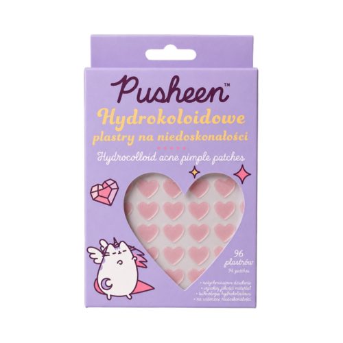   Pusheen hidrokollid bőrhiba elleni tapaszok 96 db – Szívek