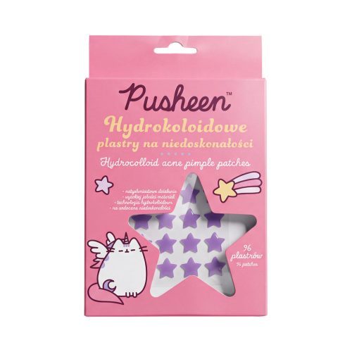   Pusheen hidrokollid bőrhiba elleni tapaszok 96 db – Csillagok