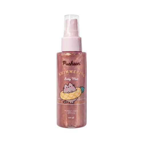   Pusheen Rose Gold csillámos testpermet 100 ml – Pina Colada