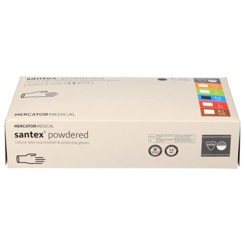 Santex Latex kesztyű púderes 100db - M