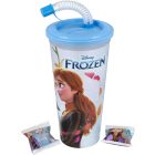 Szívószálas pohár csokis keksszel 10g - Jégvarázs