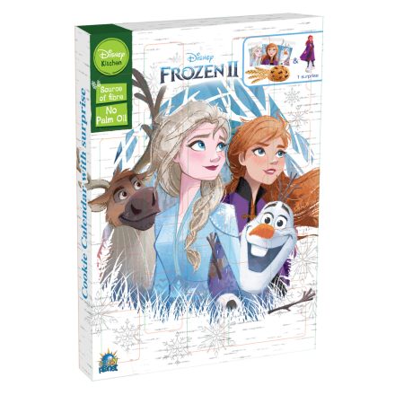 Adventi naptár sütivel és meglepetés figurával 132g - Jégvarázs