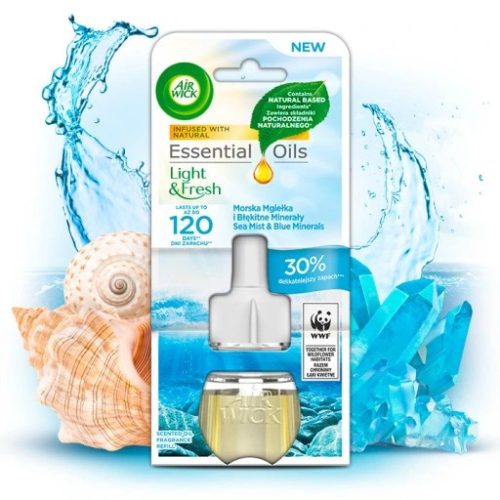 Air Wick elektromos illatosító ut.19 ml Blue Ocean Coral/Sea Mist&Blue Minerals