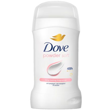 Dove stift 50 ml Powder Soft 0% Alcohol