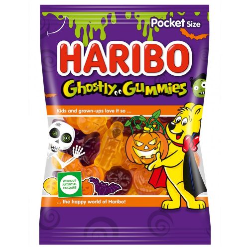 HARIBO Ghostly Gummies 90g (30 db/#)