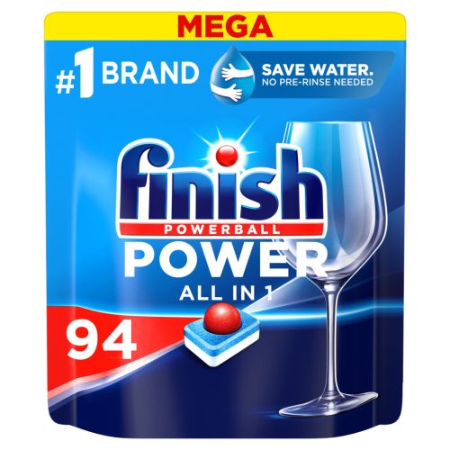 Finish mosogató tabletta 94 mosás 94 db Power All in 1 Regular
